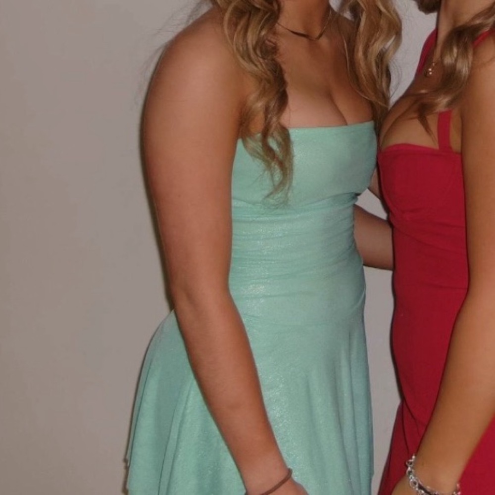 Lucy in the sky mint green dress